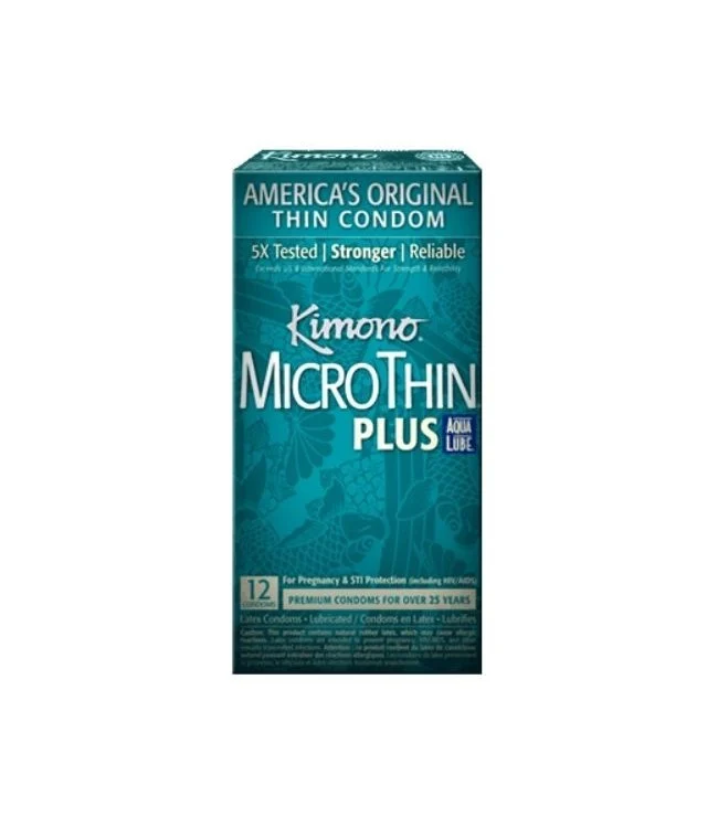 ** Kimono MicroThin Plus Aqua Lube Condom