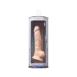 SILEXD® Vibrating Memory Silicone Dildo 8"