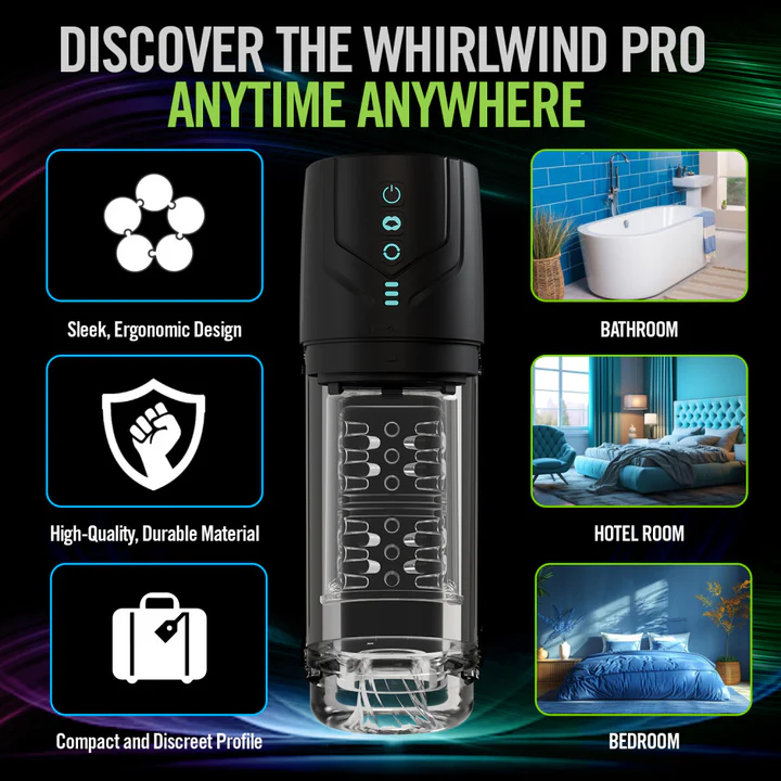 M for Men Whirl Wind Pro Automatic Stroker - Image 4