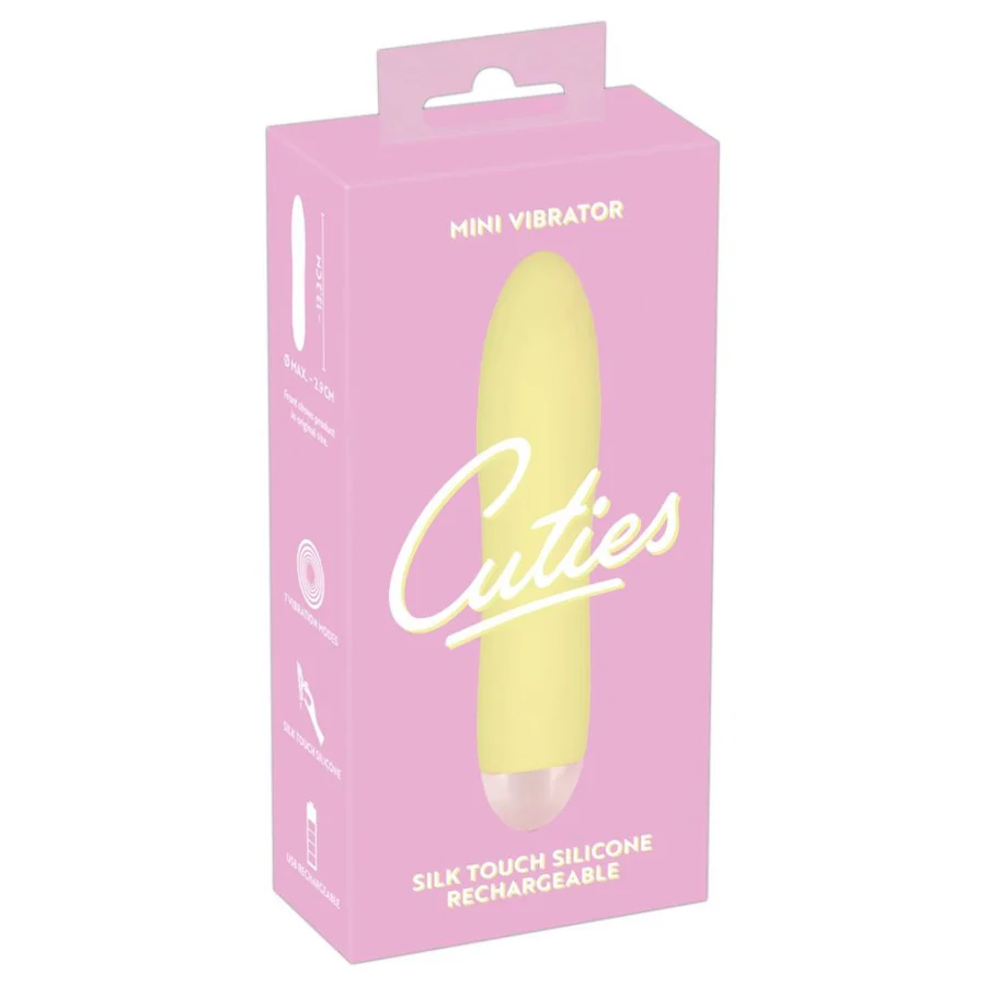 Cuties Mini Vibrator Yellow