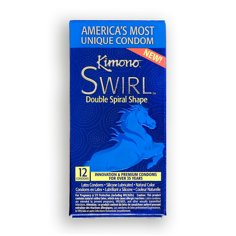 Kimono Swirl Vegan Latex Condom