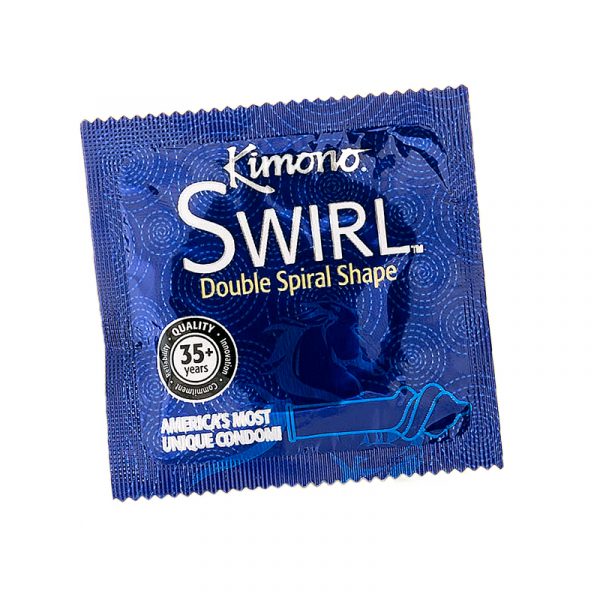 Kimono Swirl Vegan Latex Condom - Image 3
