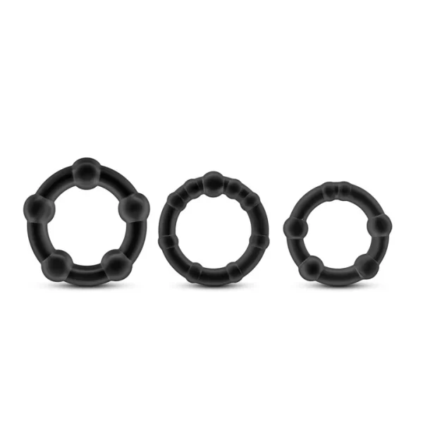 Stay Hard Beaded Cock Rings