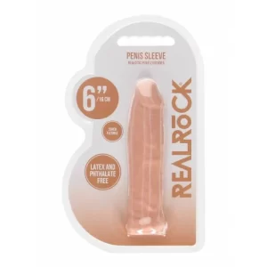 RealRock Penis Sleeve 6" Flesh