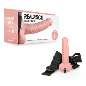 RealRock Hollow Strap-on 7''