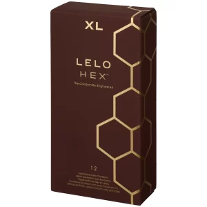 LELO™ Hex XL Lubricated Condoms