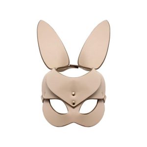 Nobü Fetish MK3 Bunny Mask Beige & Brown