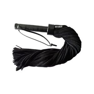Rouge Suede flogger with Leather Handle