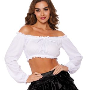 Dreamgirl Off The Shoulder Top White