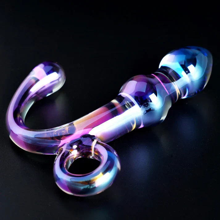Orchid Pulse Glass Plug with Bullet Vibe - Image 3