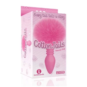 Cottontails Bunny Tail Butt Plug Ribbed