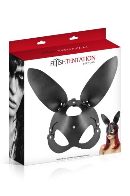 Fetish Tentation Faux Leather Bunny Mask - Image 2