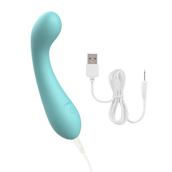 Swan® Wand Curve Vibrating Teal - Image 3
