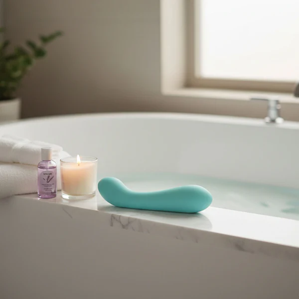 Swan® Wand Curve Vibrating Teal - Image 5