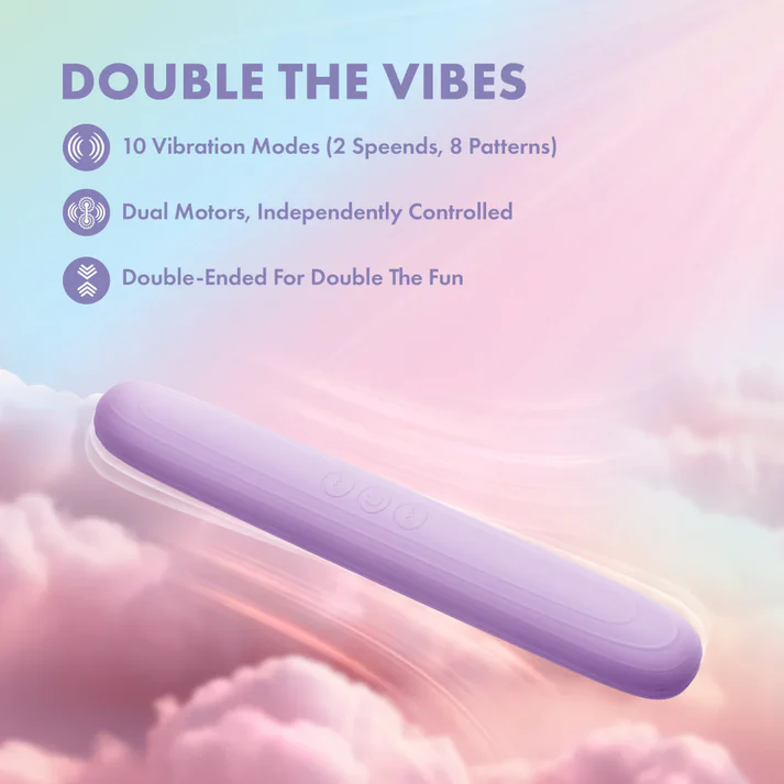 Play With Me Silicone Double Ended Vibrator - Image 7