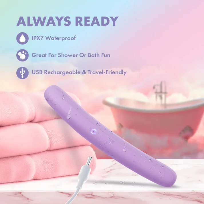 Play With Me Silicone Double Ended Vibrator - Image 3