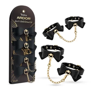 Temptasia® Ardor® Restraints Black Bow