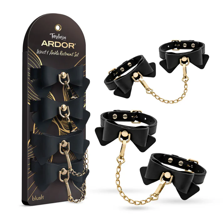 Temptasia® Ardor® Restraints Black Bow