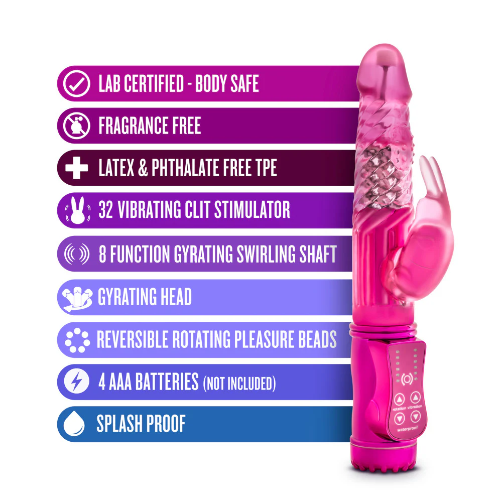 Blush®Romping Rabbit Vibrator - Image 4
