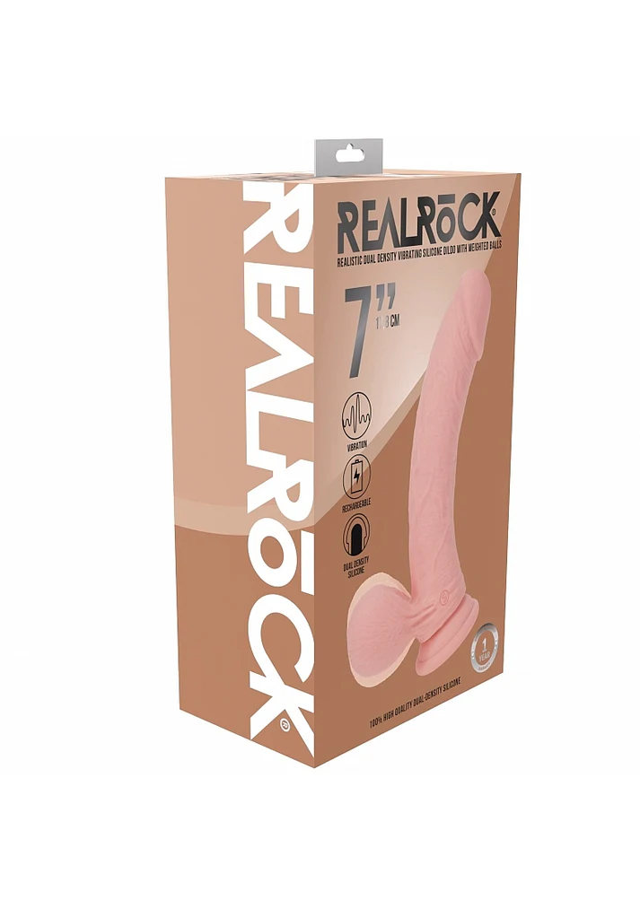 RealRock Rechargeable Dildo 7" - Image 2