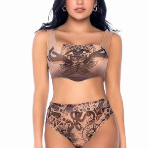 Mapale Bohemian Mystique Sheer Tattoo 2PC