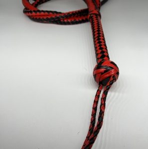 Kookie Leather 10' Bullwhip Red & Black