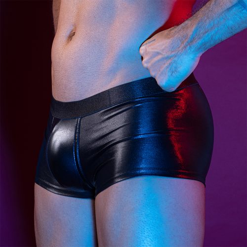 JSY – Boxer Wetlook Thick Band Black - Image 2