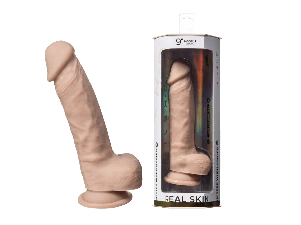 SILEXD® Real Skin Memory Silicone Dildo 9" - Image 5