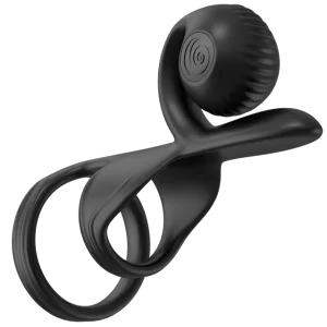 Svibe Snail Jovi Couples Ring, Black