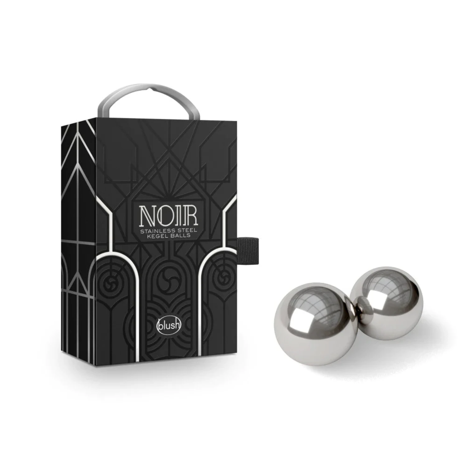 Blush® Noir Stainless Steel Kegel Balls