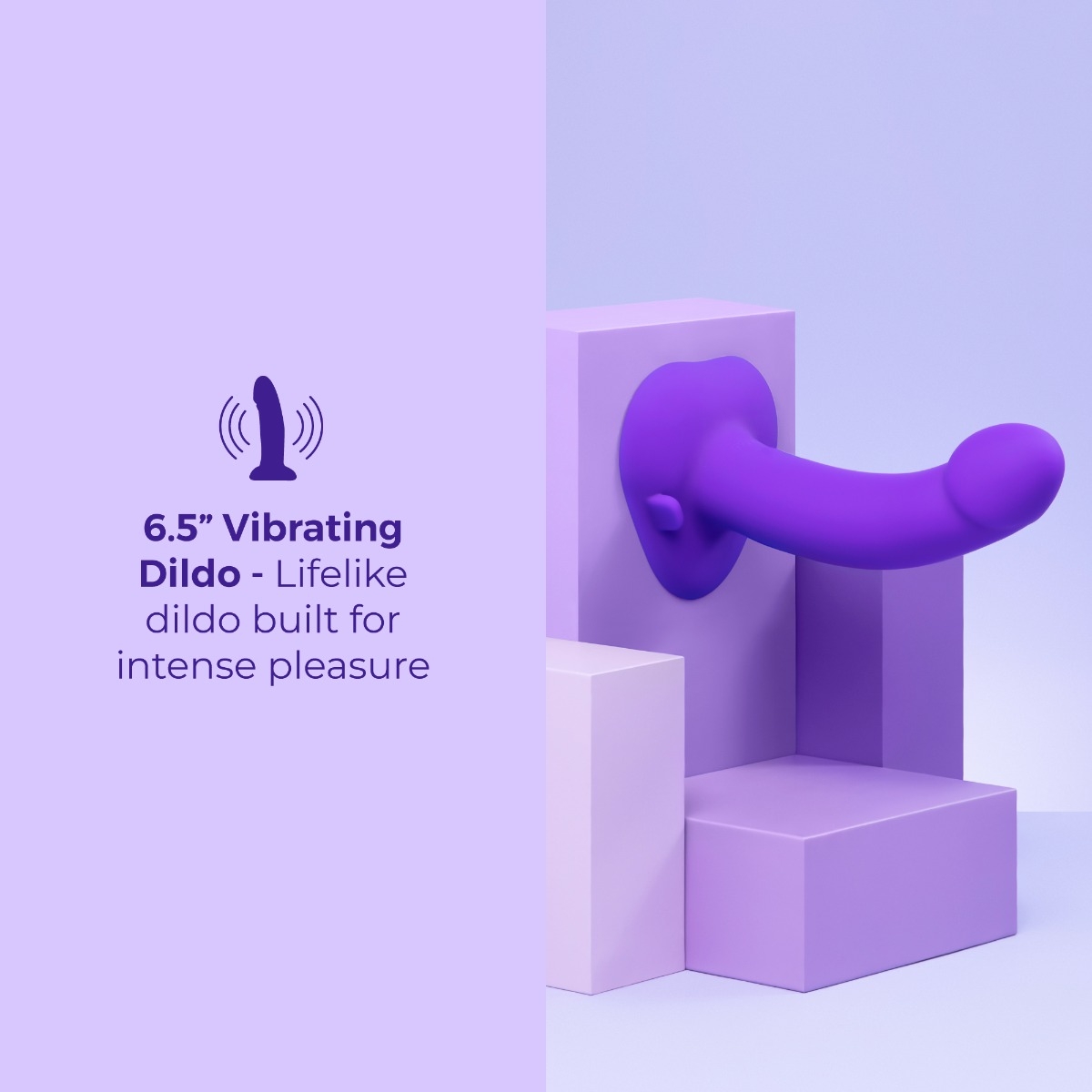 B-Vibe Vibrating Curved Strap-On Kit - Image 6