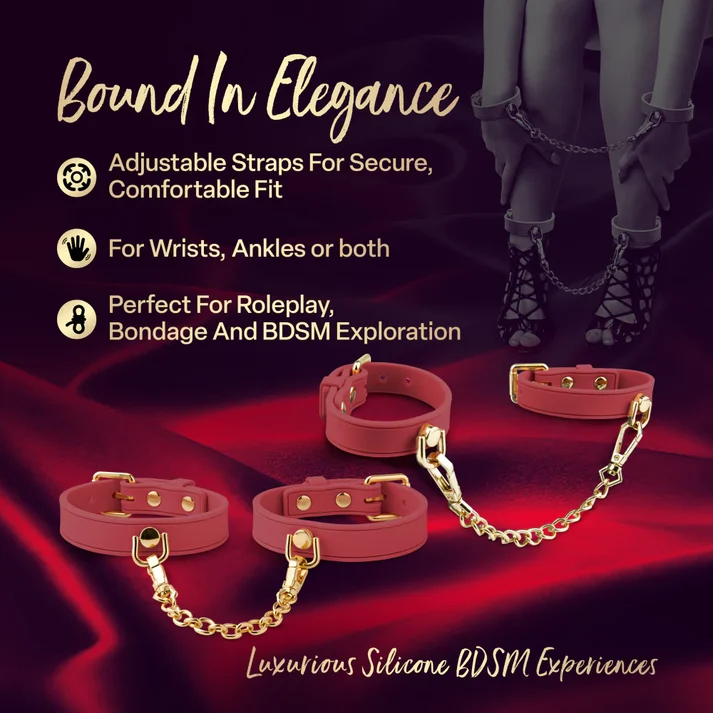 Temptasia® Ardor® Restraints - Red - Image 5