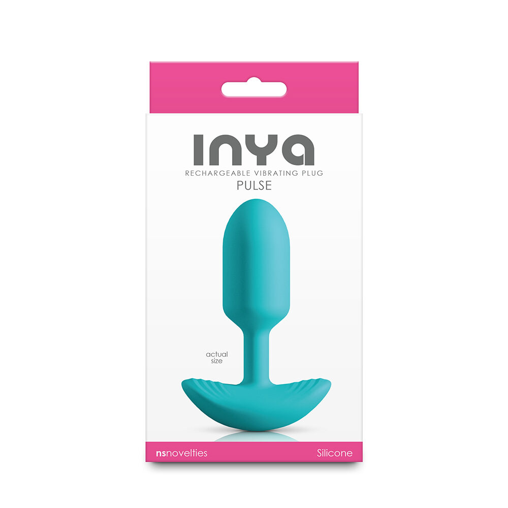 Inya Pulse Anal Plug Teal - Image 2