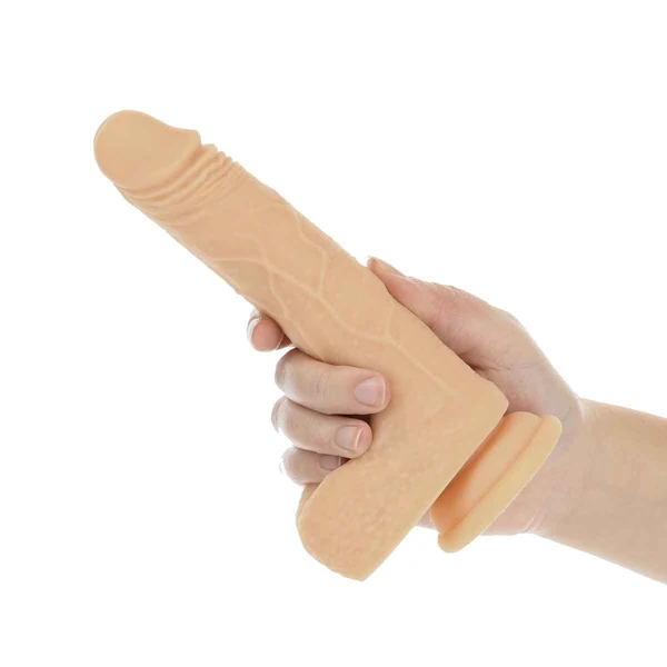 Naked Addiction™ The Freak - 7.5" Rotating & Thrusting Vibrating Dong